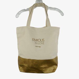 Canvas Famous in Love Reusable Eco Bag